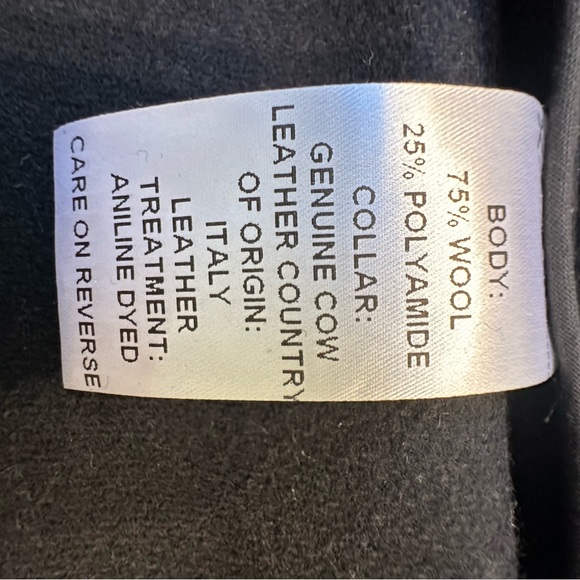 Billy Reid Black Bond Peacoat - Picture 8 of 10